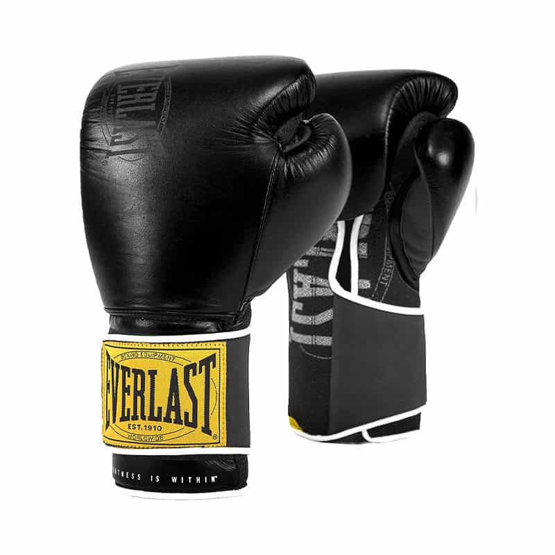 Gants de boxe Everlast 1910 Classic cuir style rétro old school