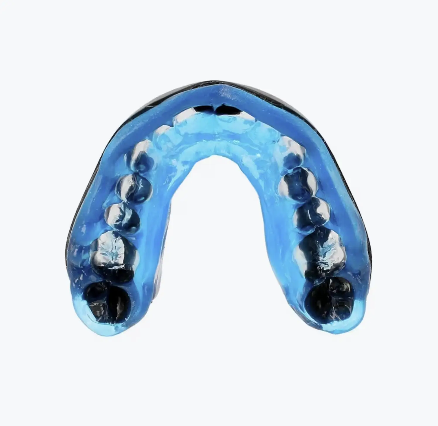 Protège-dents Shock Doctor Gel Max bleu noir — référence boxe