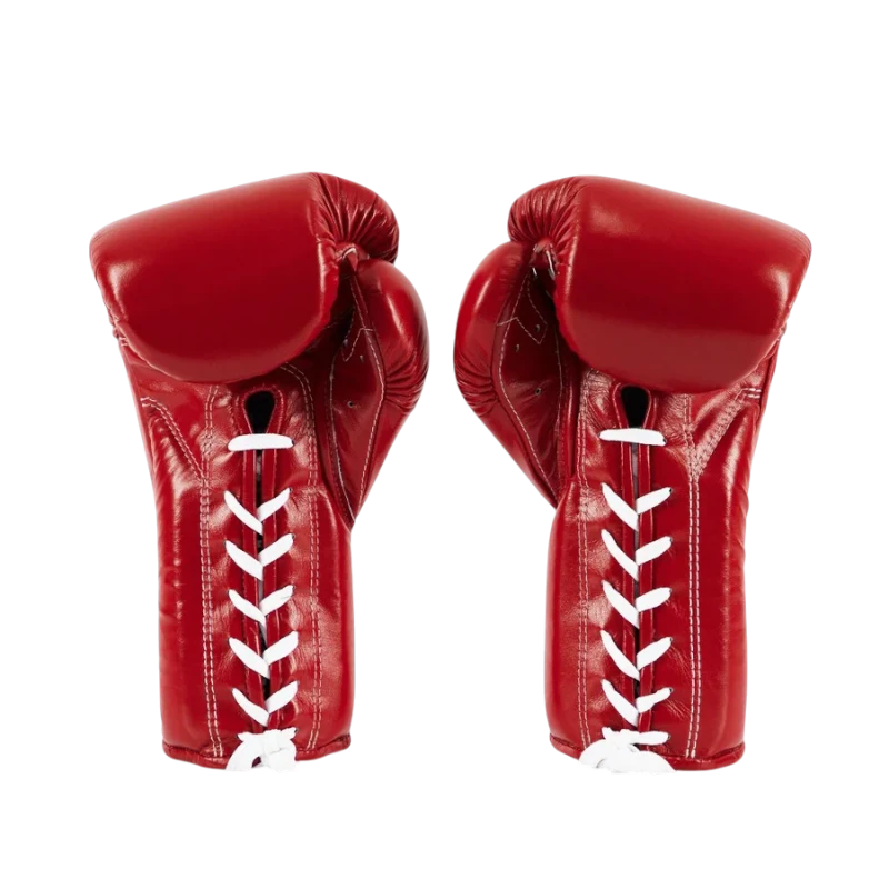 Gant Fairtex BGL7 rouge neuf vue paume — lacets serrés, cuir souple Made in Thailand