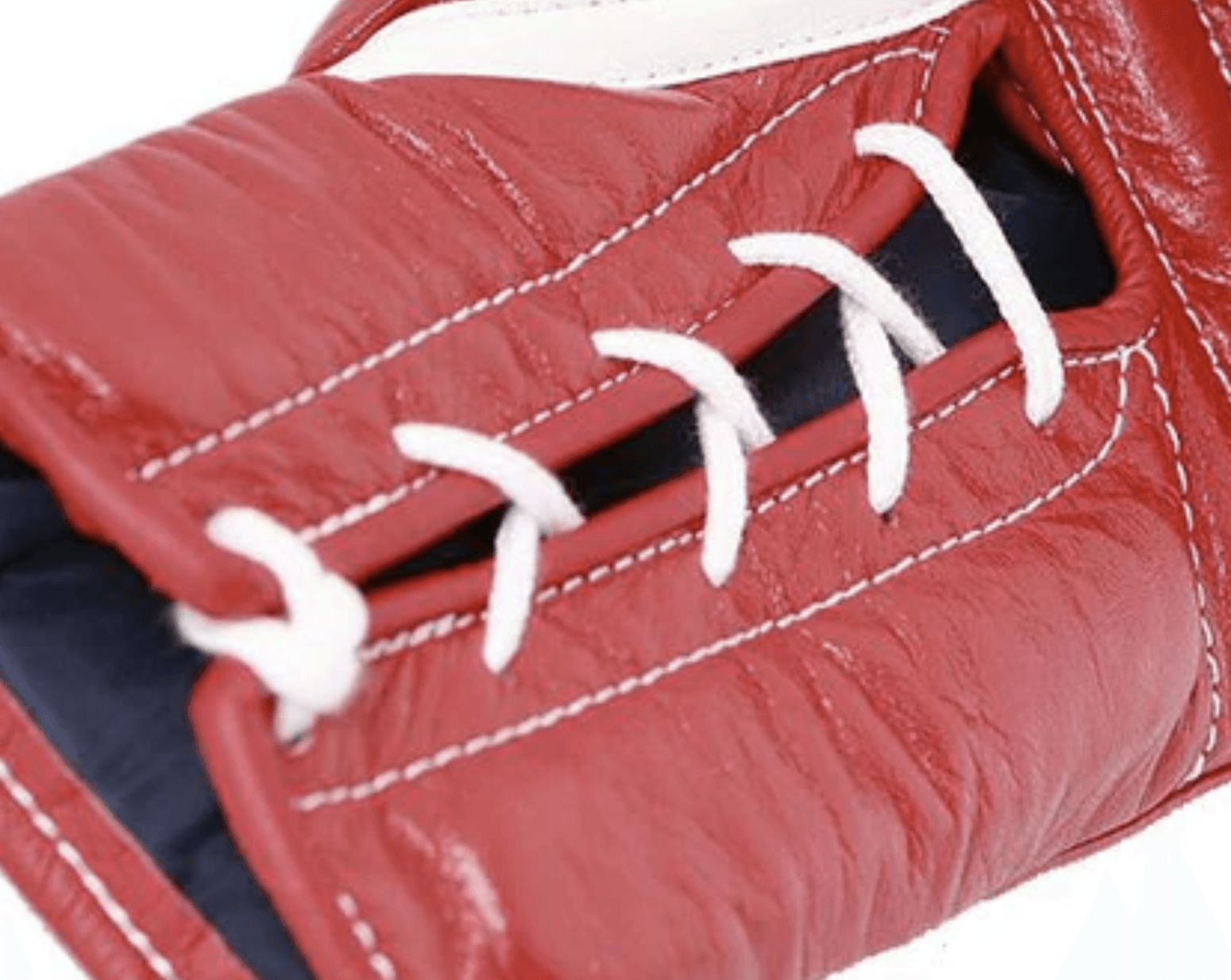 Gros plan sur l'intérieur d'un gant Winning authentique : la doublure en nylon bleu marine (Navy Blue) obligatoire.