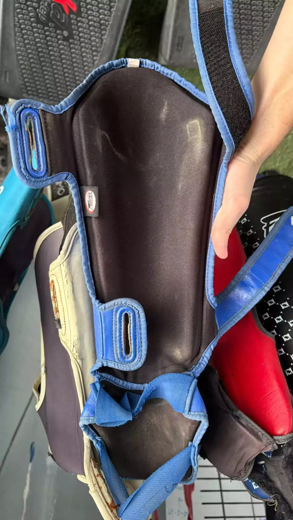 Vue intérieure doublure Twins SGL7 — doublure textile anti-abrasion et velcro sans métal