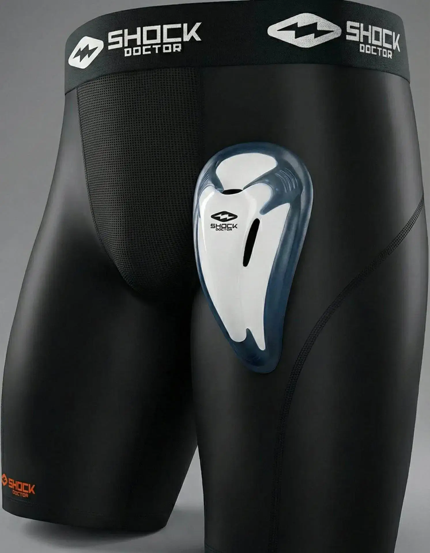 Short de compression Shock Doctor Core avec coquille intégrée — MMA grappling