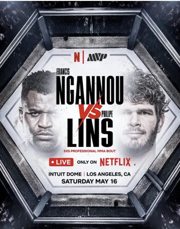 francicis ngannou vs lins netflix