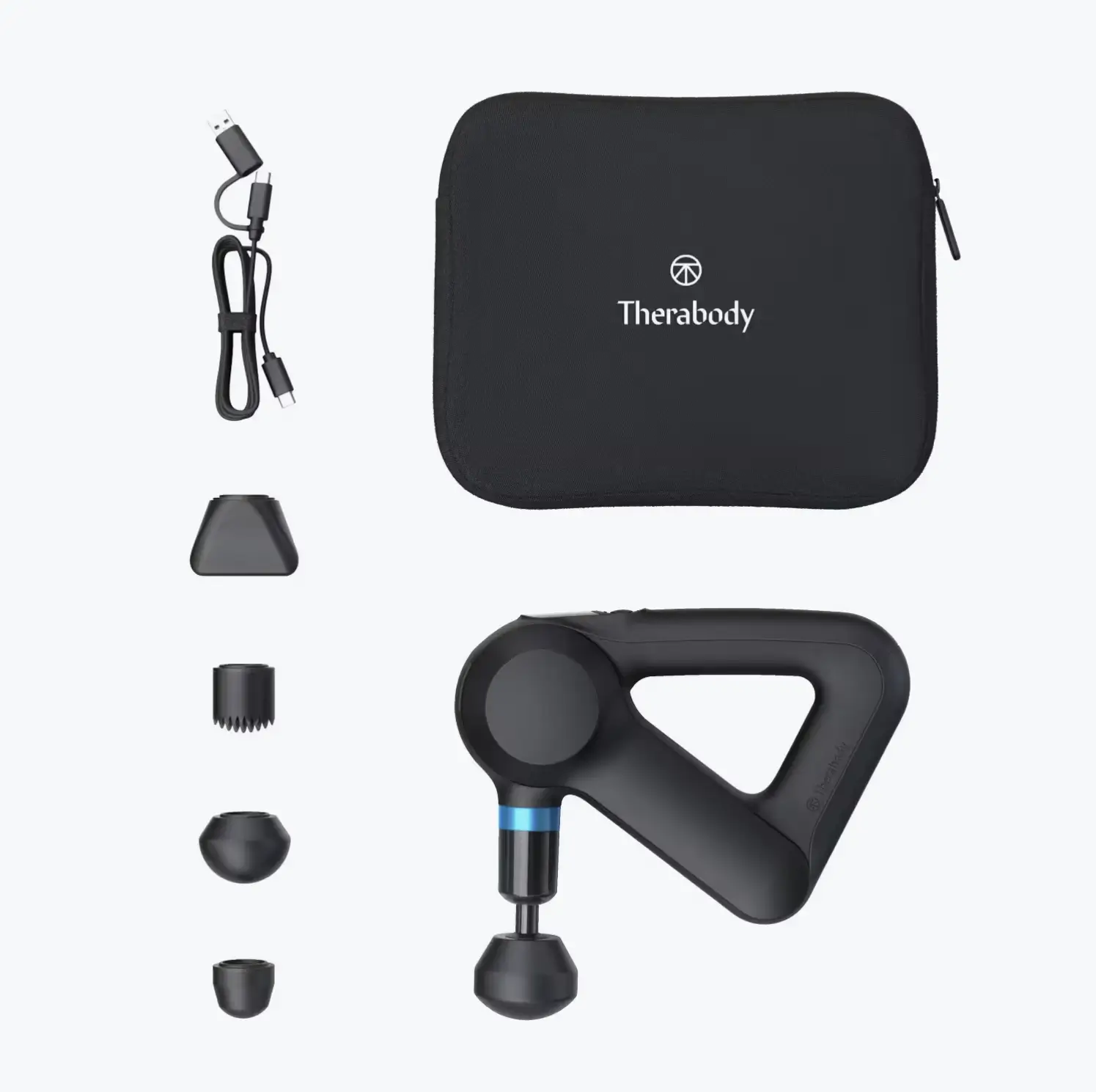 Les différents embouts du Theragun Elite G5 - guide pour les combattants Muay Thaï et boxeurs