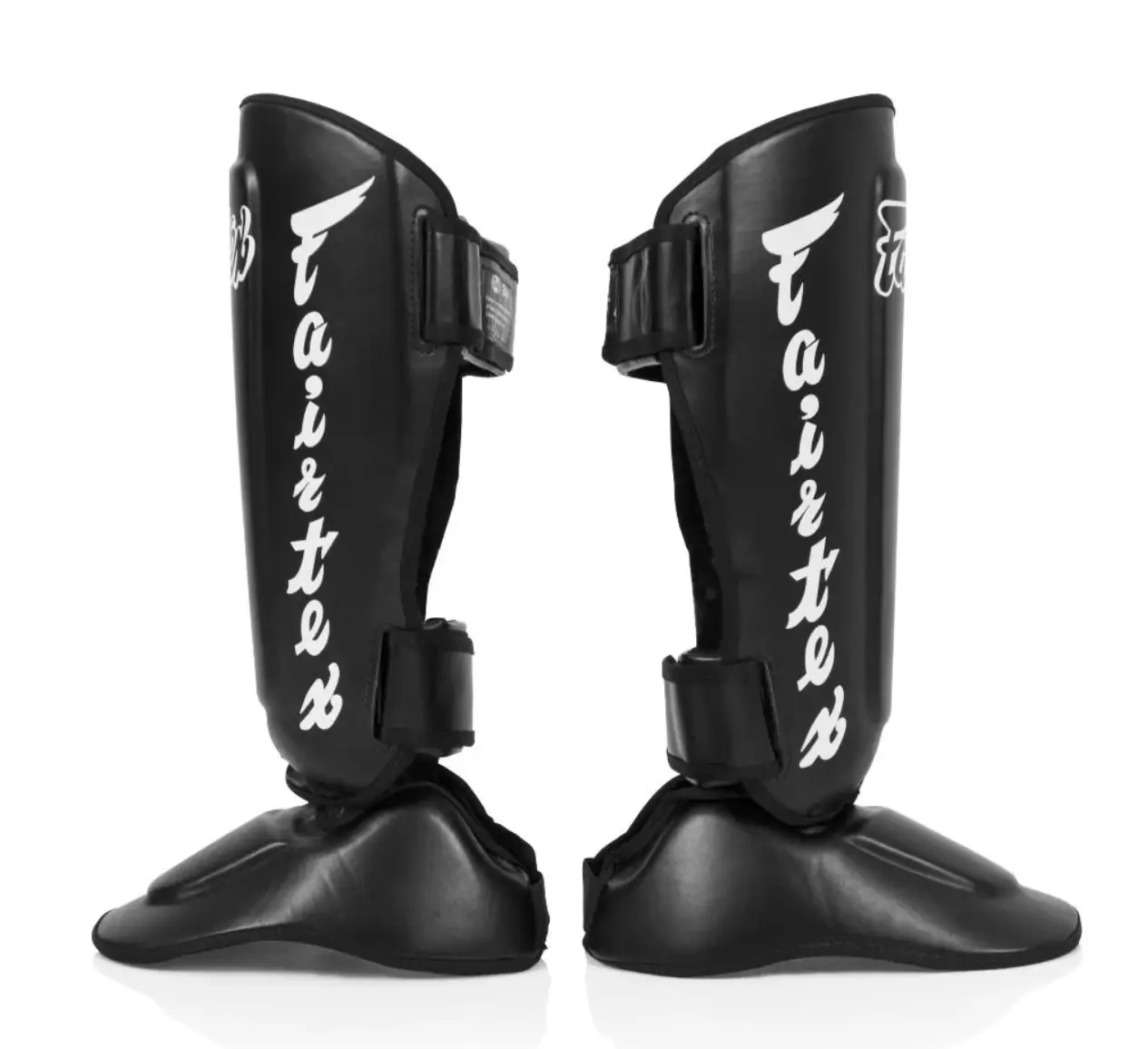 Fairtex SP7 noir protège tibias Muay Thai protection intégrale tibia cheville
