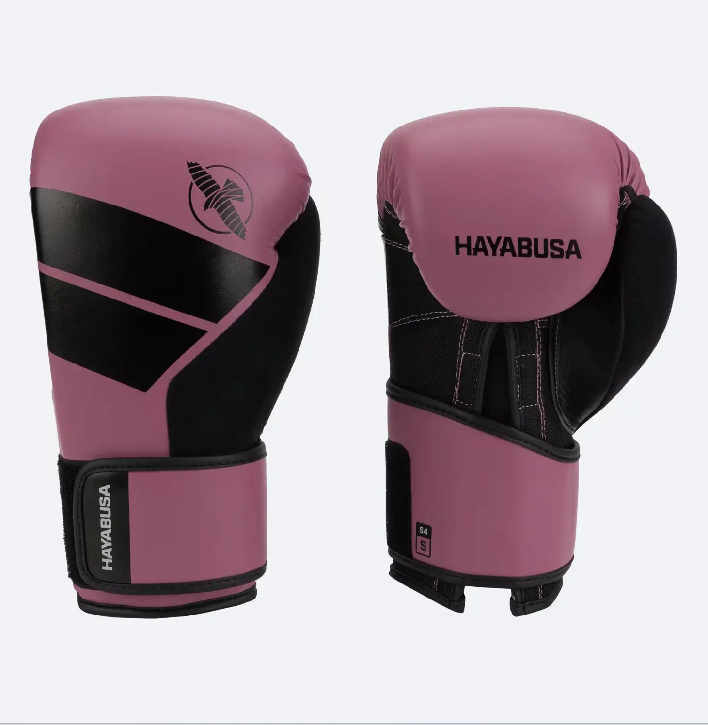 Gants boxe Hayabusa S4 rose velcro femme boxe entraînement