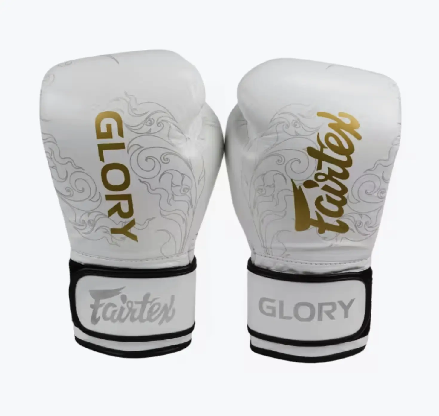 Gants Fairtex Glory blancs face 12oz — gants fairtex glory blanc or kickboxing