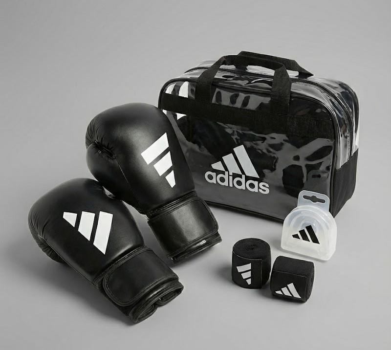 Kit boxe Adidas Speed — gants speed bandes protège-dents gamme supérieure