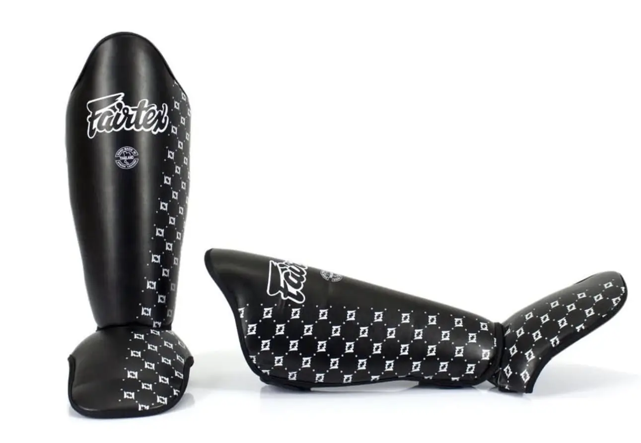 Fairtex SP5 meilleur protège tibia cuir véritable Muay Thai