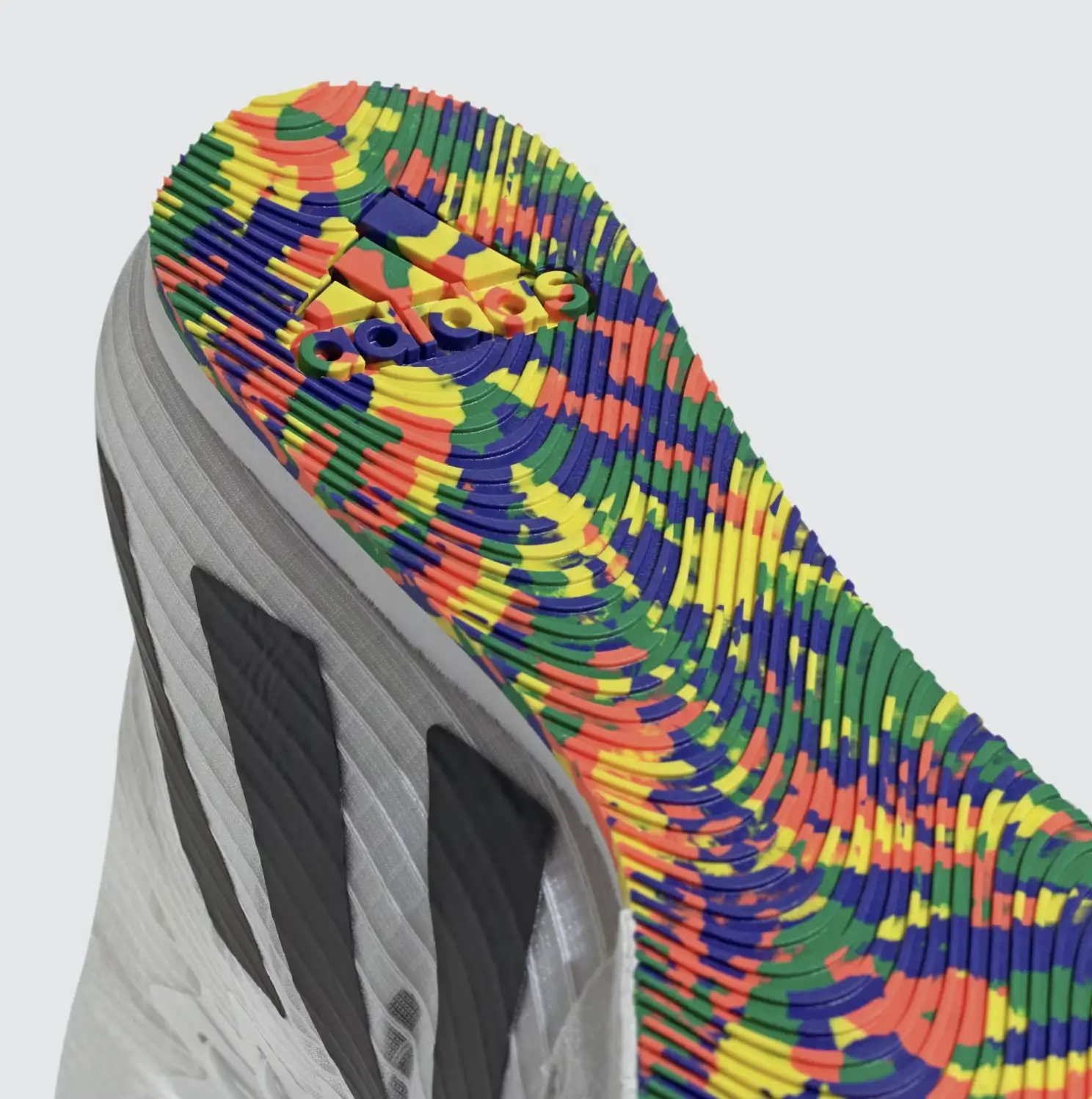 Semelle caoutchouc gomme multidirectionnelle chaussure boxe Adidas Box Hog 4