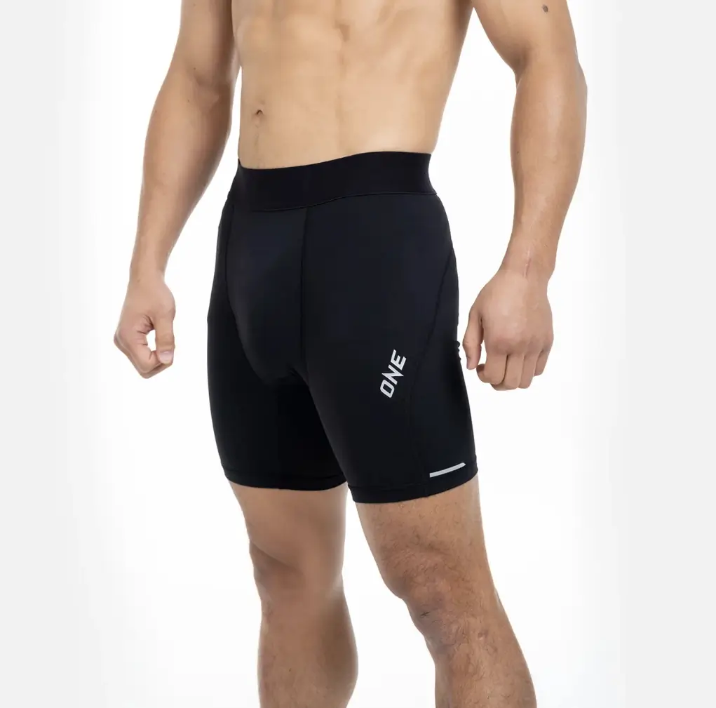 Short compression Vale Tudo ONE Championship noir homme — short MMA entrainement muay thai