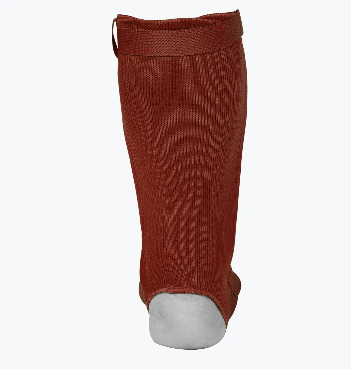 Vue arrière chaussette Adidas boxe rouge système maintien