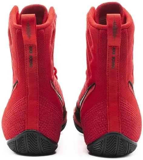 Nike Machomai rouge noir arrière chaussure boxe nike