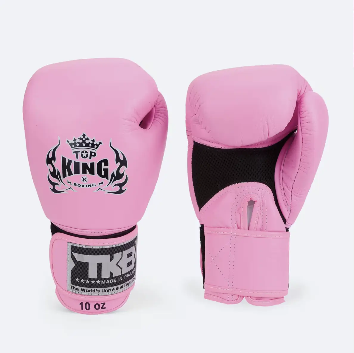 Gant de boxe rose Top King Ultimate Air 10oz velcro