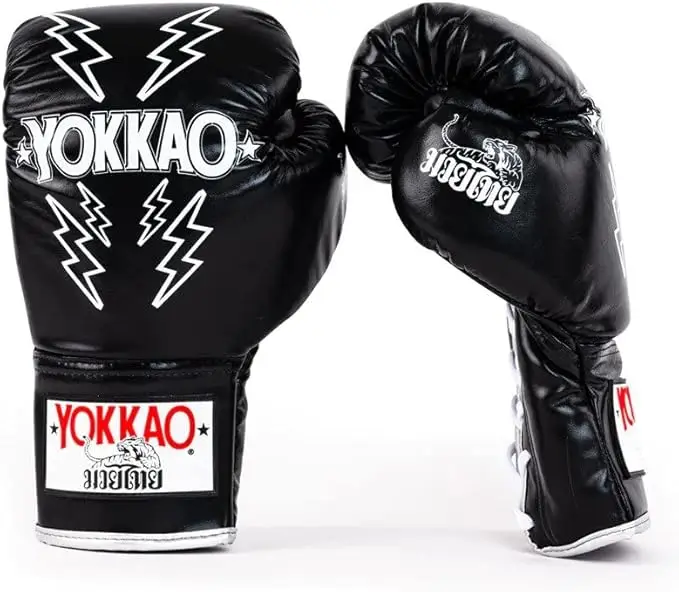Yokkao Vertical lacets noir éclairs