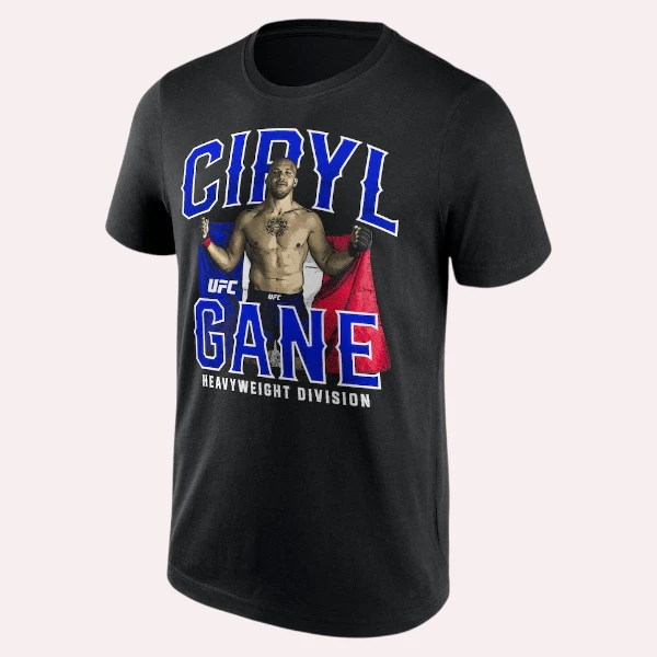 UFC Ciryl Gane French Flag T-Shirt