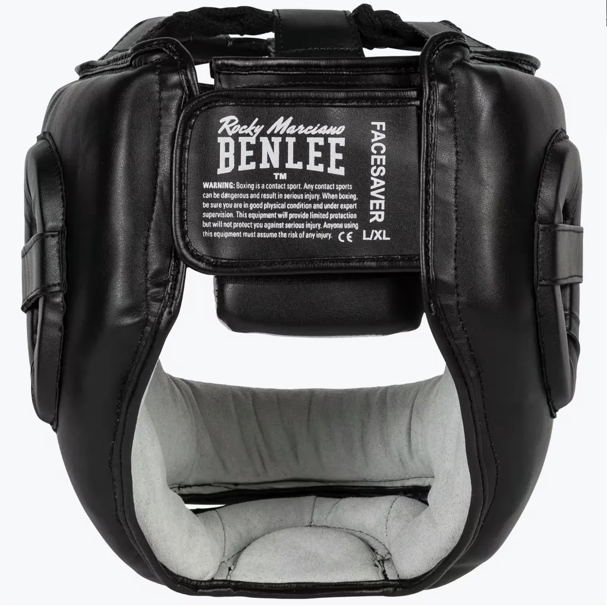 Benlee Facesaver noir étiquette Rocky Marciano warning