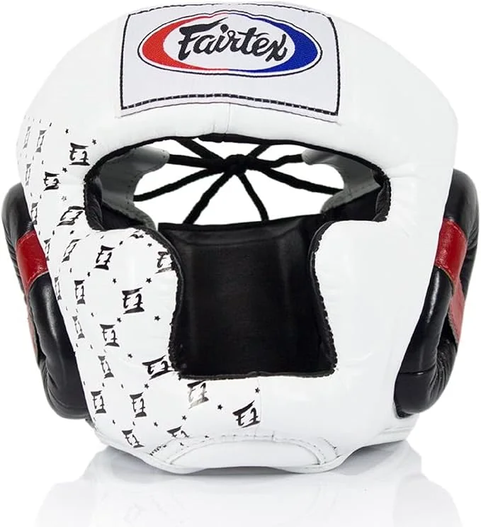 Fairtex HG3 Super Sparring blanc cuir véritable