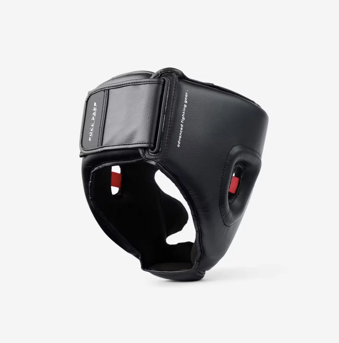 Outshock Fullface noir avec velcro vue de profil