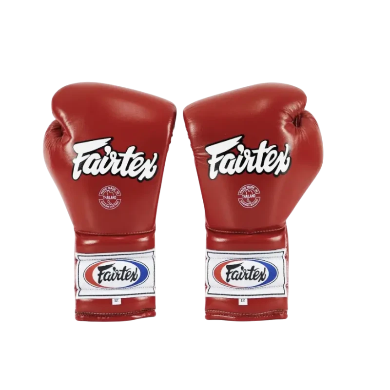 Gant de boxe Fairtex BGV7 rouge – vue de face