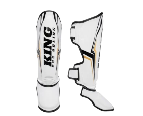 Protège-tibias King Pro Boxing blanc