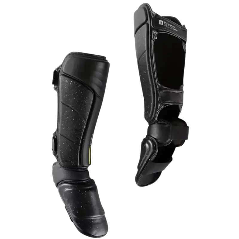 Outshock Decathlon protège tibia débutant Muay Thai budget