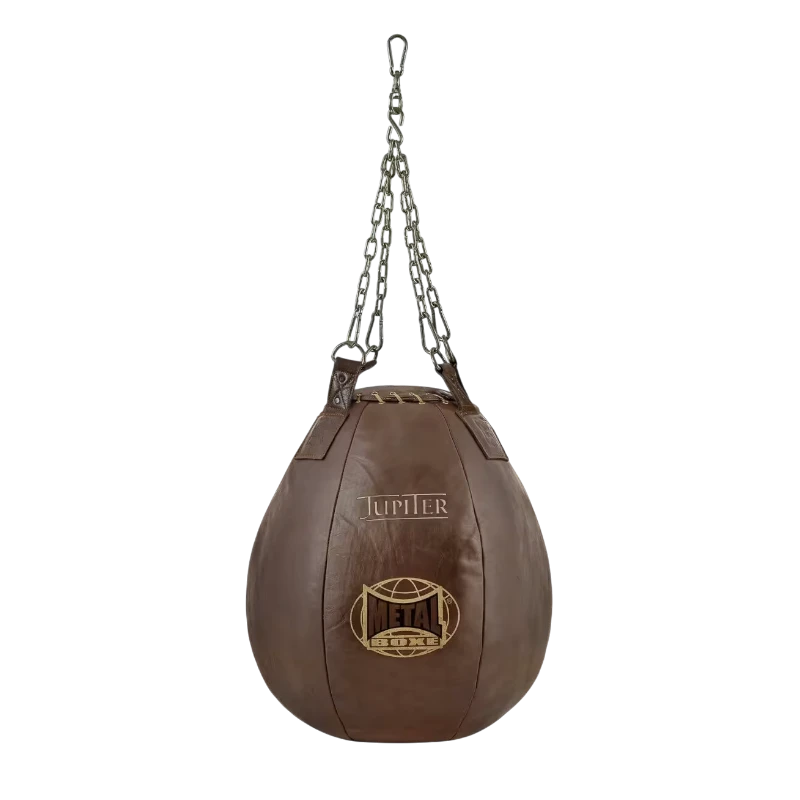 Metal Boxe Jupiter poire cuir