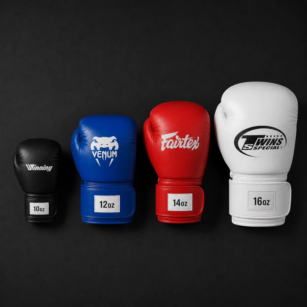 Guide taille gants de boxe oz