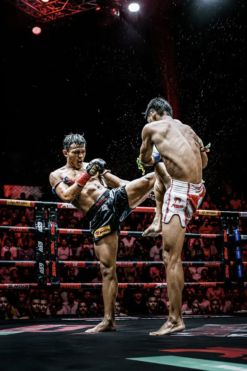 RWS Muay Thai Rajadamnern Stadium Bangkok combat high kick chaque samedi DAZN live