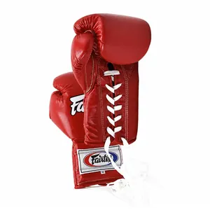 Test gant boxe Fairtex BGV7 rouge cuir lacets Muay Thai avis pro