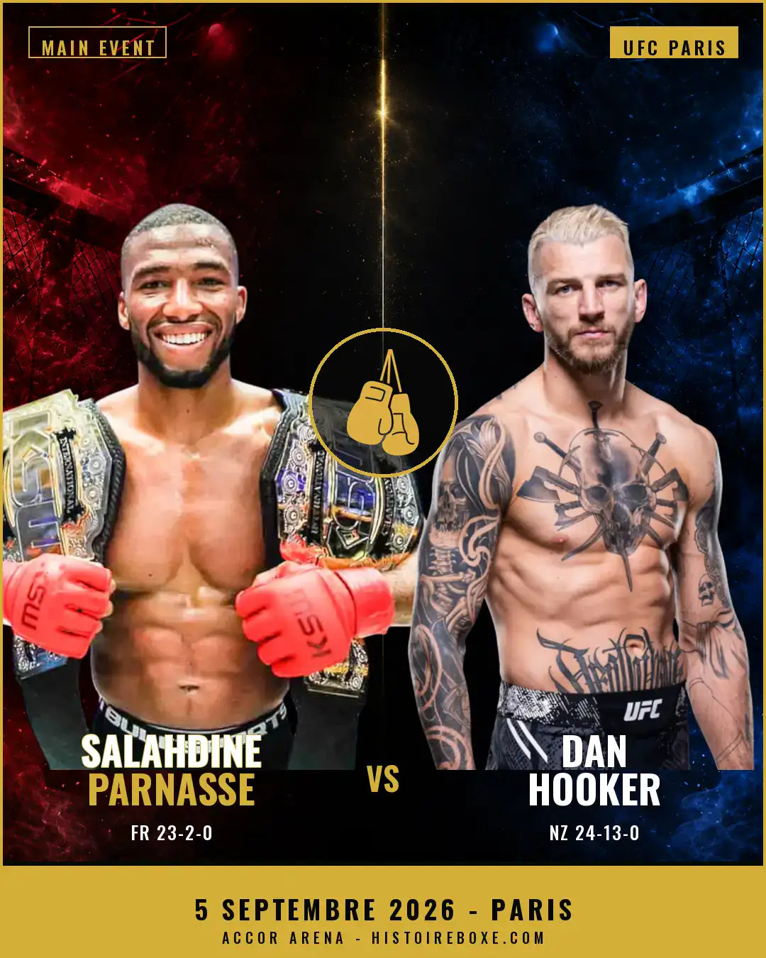 UFC Paris 2026 Le 5 Sept Billets Carte