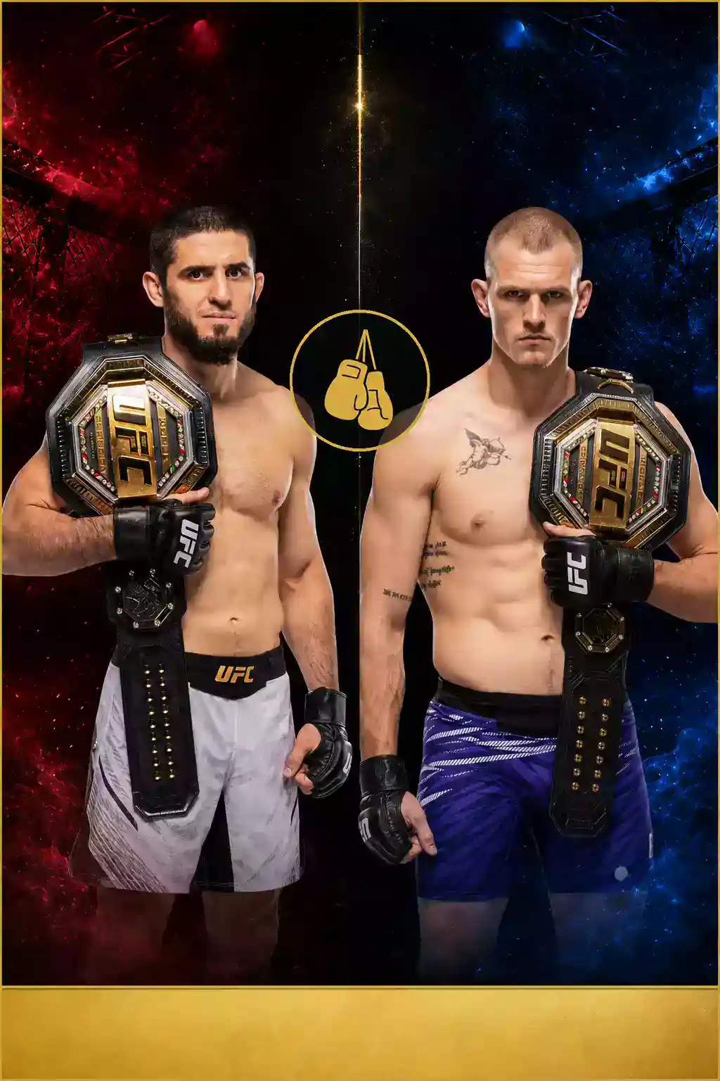 Islam Makhachev vs Ian Machado Garry affiche UFC 330 titre welterweight 16 août 2026 Philadelphie pronostic