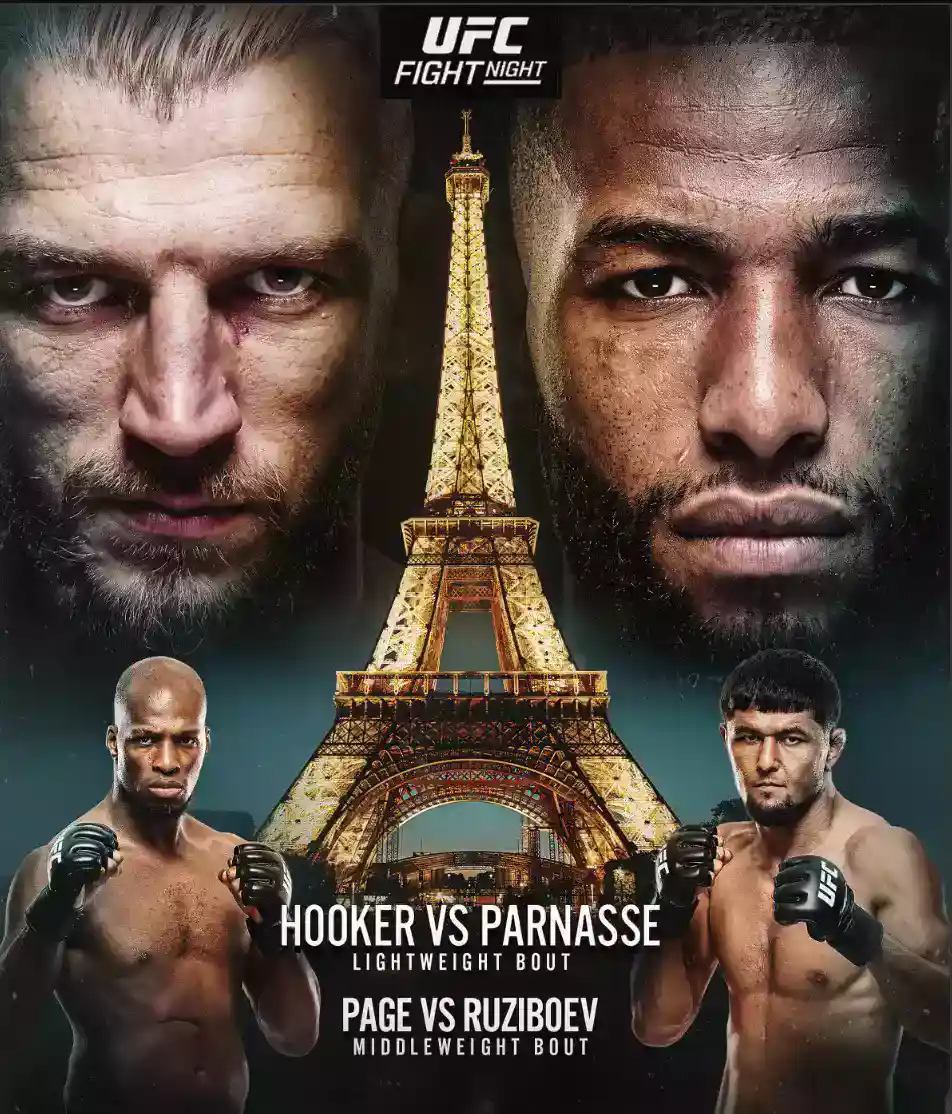 UFC Paris 2026 à l'Accor Arena, Hooker vs Parnasse le 5 septembre