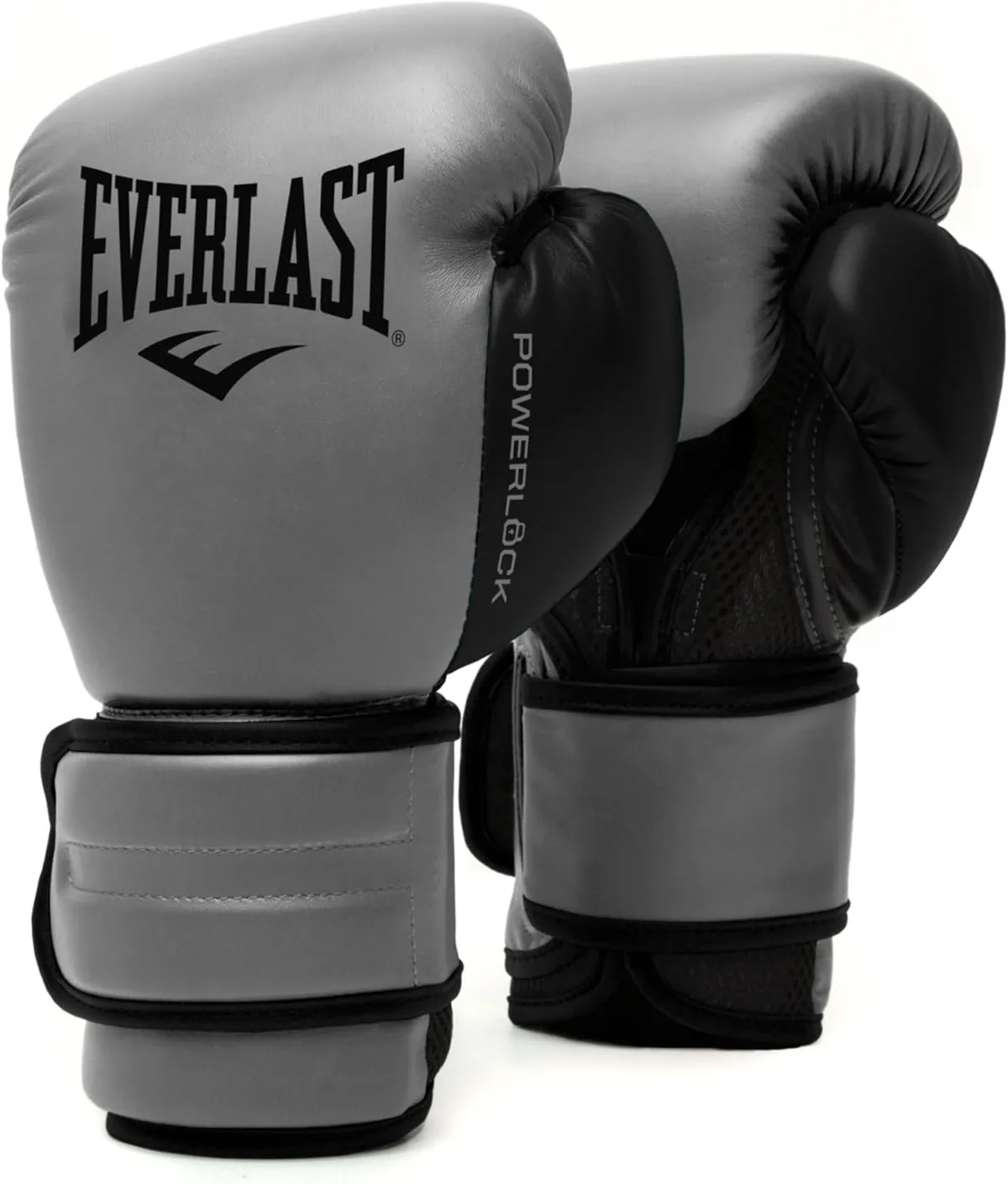 Gants de boxe Everlast Powerlock 2 gris et noir