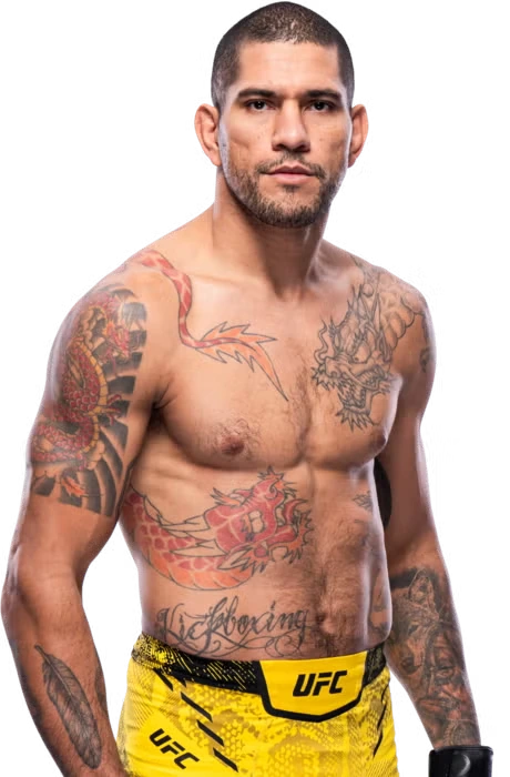 Alex Pereira, surnomm&eacute; Poatan, combattant br&eacute;silien de l&rsquo;UFC