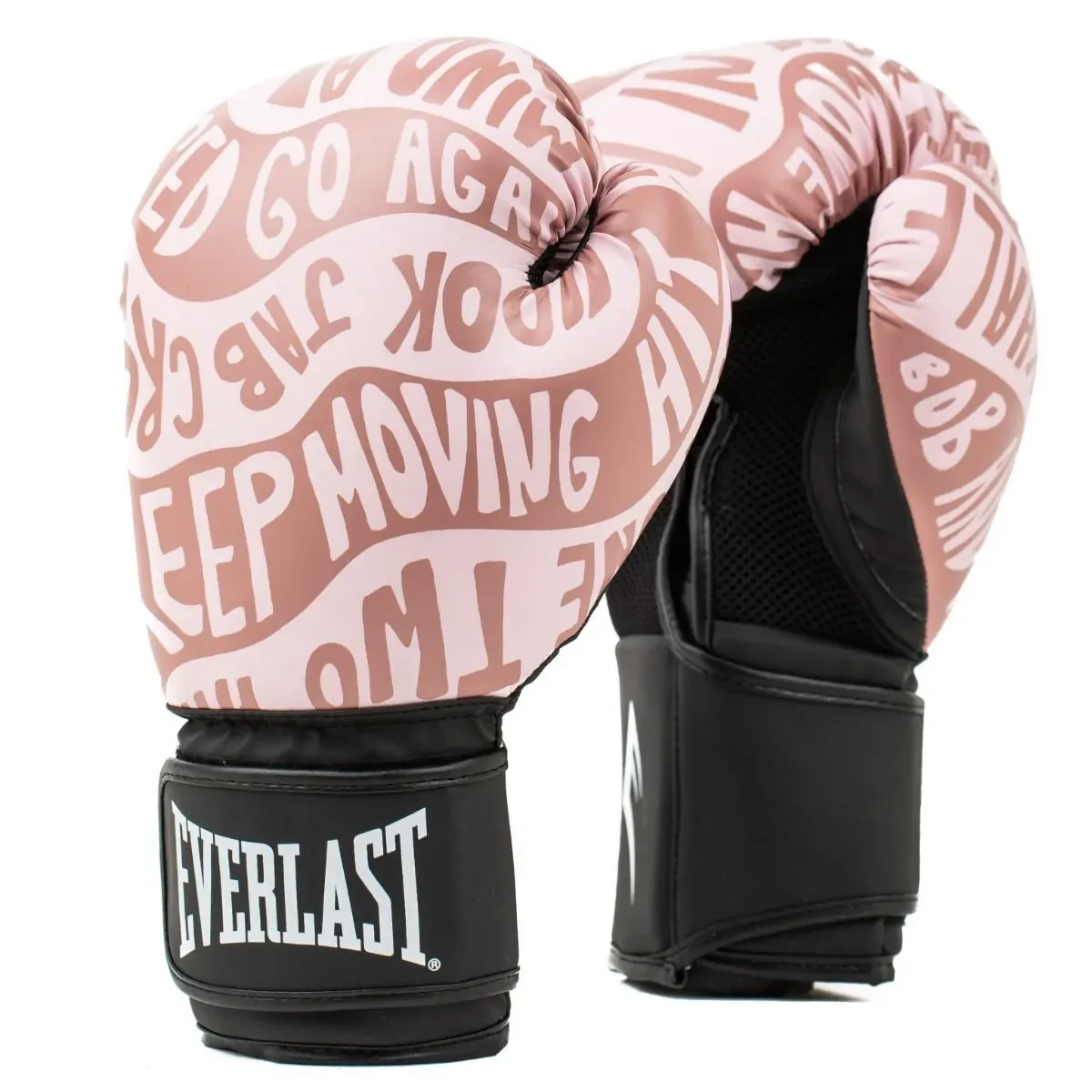 Gants de boxe femme Everlast Spark Motivate rose gold, modèle léger pour le cardio-boxing