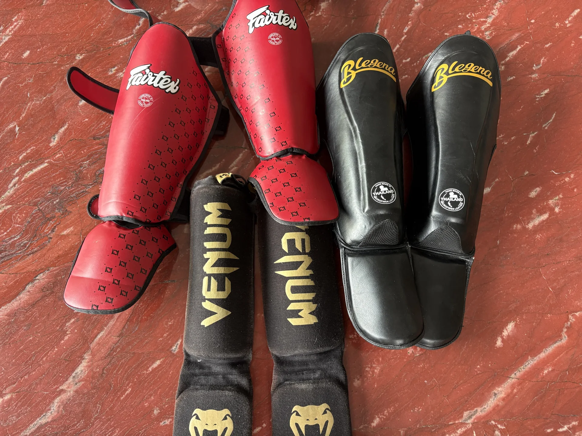 Protège-tibias Fairtex, Venum et Blegend, mon matériel de test